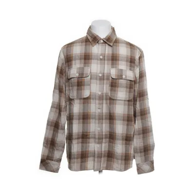 Flannel skjorte (Brun, Beige, Hvid) fra Vailent Bomuld