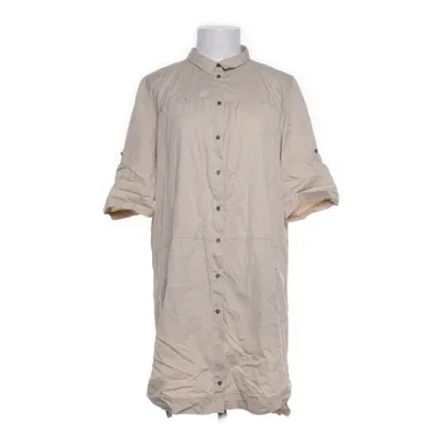 Skjortklänning (Beige) från Zara Basic Bomull, Elastan, Polyamid