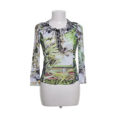 Henley shirt (Meerkleurig, Groen, Blauw) van Eva & Claudi Elastaan, Viscose