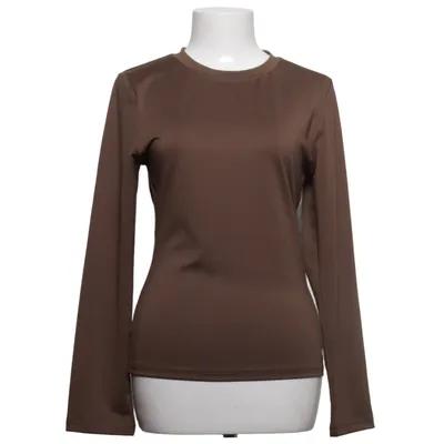 Long sleeve T-shirt (Brown) from DOM Elastane, Polyester