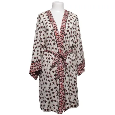 Dressing gown (White, Multicolored) from Love Stories x H&M Polyester