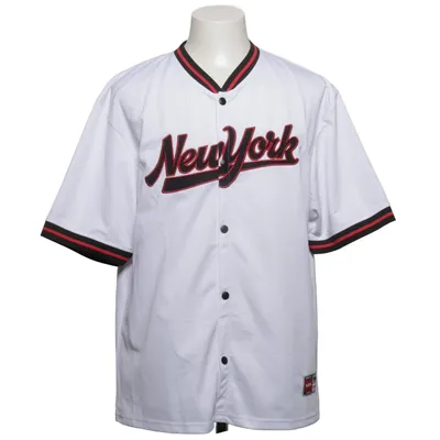 Maillot de baseball (Blanc, Noir, Rouge) de FSBN Polyester
