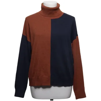 Turtleneck (Brown, Blue) from Rodier Acrylic, Cotton, Polyamide, Polyester, Silk, Viscose, Wool