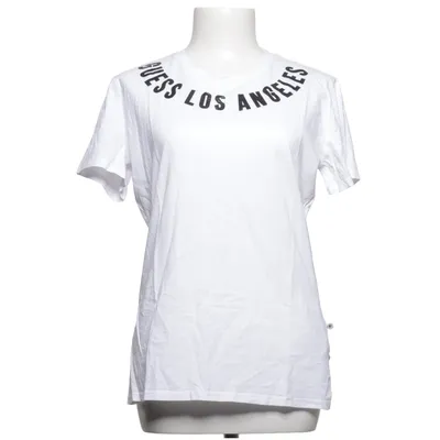 T-shirt (White, Black) from Guess Cotton