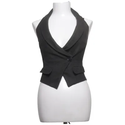 Kostymväst (Grå) från Topshop Bomull, Polyamid, Polyester, Viskos, Ull