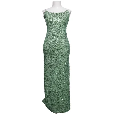 Aftenkjole (Grøn, Sølv) fra ASOS Design Elastan, Metallfiber, Polyester