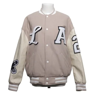 Varsity-jack (Beige, Wit, Zwart) van Peek & Cloppenburg Katoen, Polyester, Viscose