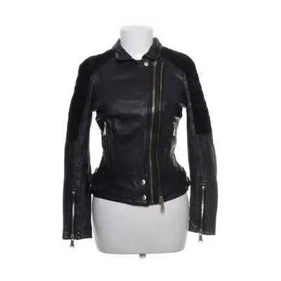 Bikerjakke (Sort) fra Rookie Elastan, Læder, Polyester