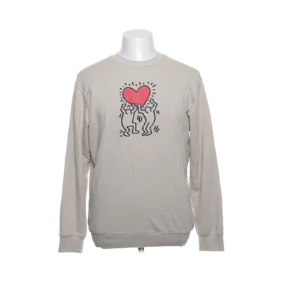 Sweatshirt (Beige, Mehrfarbig) von H&M Baumwolle, Polyester
