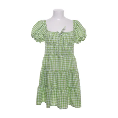 Klänning (Grön, Vit, Flerfärgad) från Shein Curve Bomull, Polyester