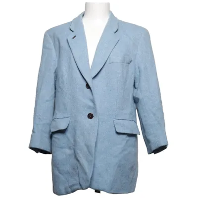Blazer (Bleu) de Jobis Viscose, Laine