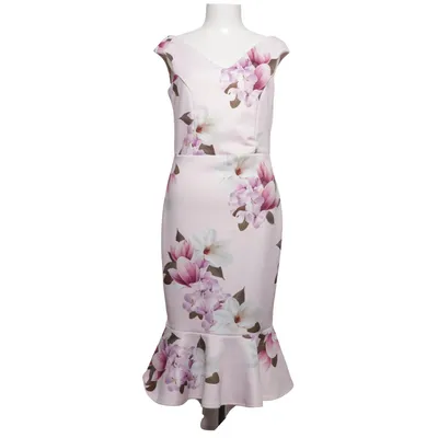 Klänning (Rosa, Flerfärgad) från Malala Elastan, Polyester