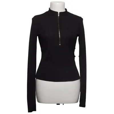 Henley shirt (Black) from Monica Geuze x NA-KD Elastane, Polyester