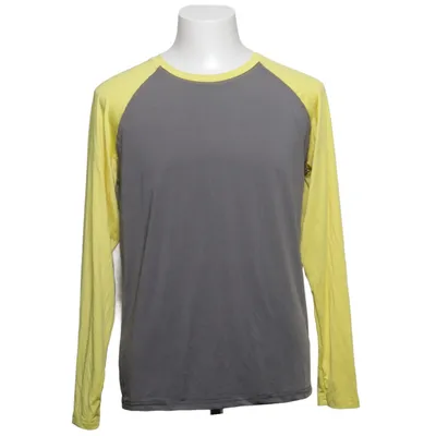 Baseball T-shirt (Gray, Yellow) from Sport Elastane, Polyester