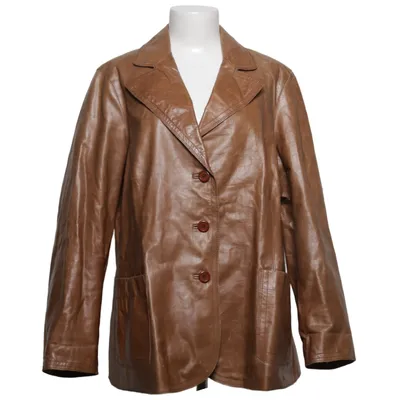 Læderjakke (Brun) fra Generous by Lindex Læder, Polyester