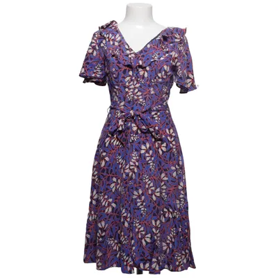 Slå-om-kjole (Blå, Flerfarvet) fra Karen Millen Polyester, Silke