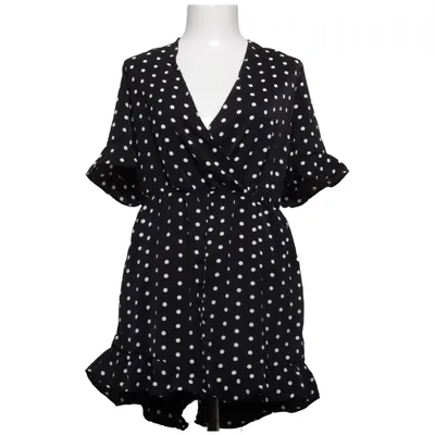Byxdress (Svart, Vit) från By Clara Paris Polyester