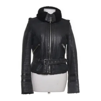 Shearling jacket (Black) from Jofama by Kenza Acrylic, Polyester
