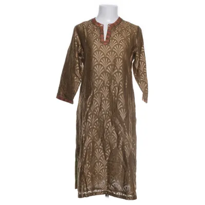 Klänning (Grön, Brun, Flerfärgad) från Fabindia