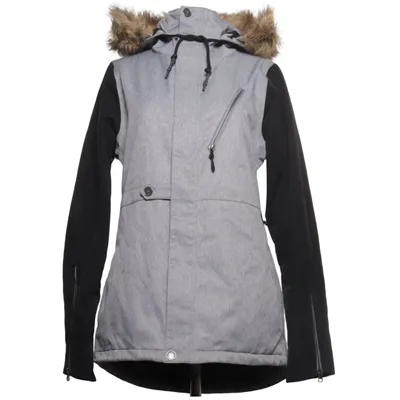 Ski jacket (Gray, Black) from Volcom Acrylic, Polyester