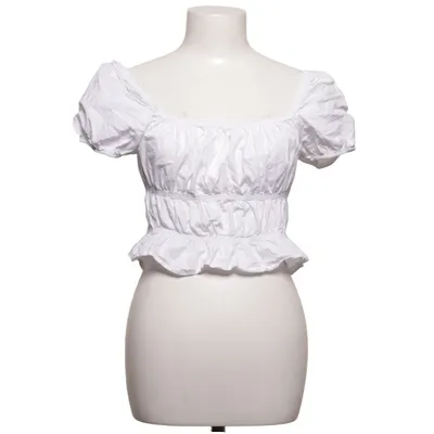 Dirndlbluse (Hvid) fra Bershka Bomuld, Elastan