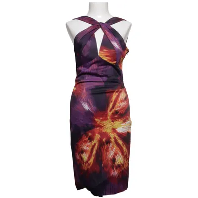 Dress (Purple, Multicolored) from Karen Millen Acetate, Elastane, Polyamide