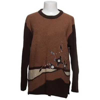 Tröja (Brun, Beige) från Maxwell Bomull, Polyester, Ull