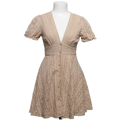 Dress (V-Neck Anglaise Mini Dress) from NA-KD Cotton