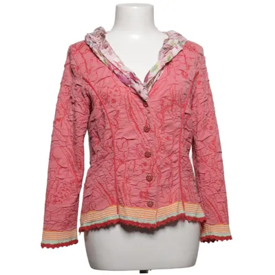 Strickjacke (Pink, Mehrfarbig) von Eva & Claudi Baumwolle, Polyamid, Viskose