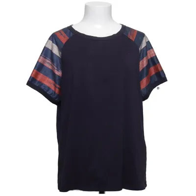 T-shirt (Blå, Flerfärgad) från Emery Rose Bomull, Elastan, Polyester