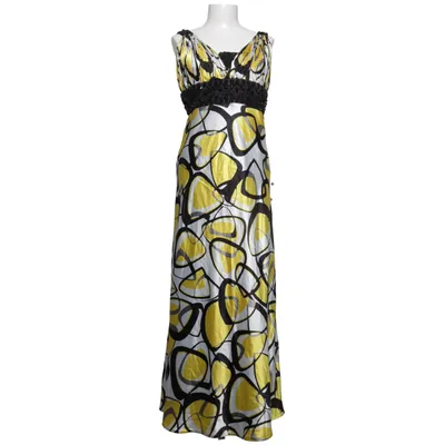 Evening gown (Yellow, Black, White) from Aspeed Polyester