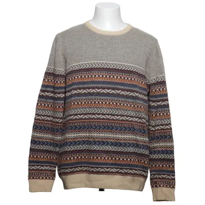 Pull-over (Bleu, Marron, Blanc) de Lindbergh White Acrylique, Polyamide, Laine