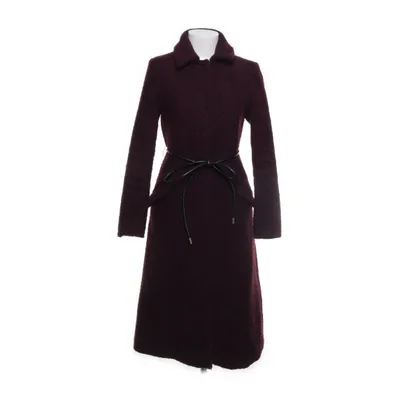 Frakke (Rød, Sort) fra Mint & Berry Polyester, Uld