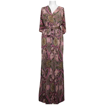 Maxi jurk (Roze, Groen, Zwart, Meerkleurig) van Ilse Jacobsen Elastaan, Polyester
