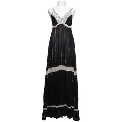 Maxi dress (Black, Gold) from Busol Viscose