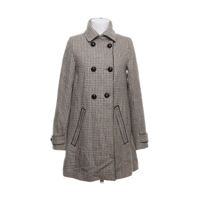 Jas (Beige, Meerkleurig) van Divided by H&M Polyester, Wol, Viscose