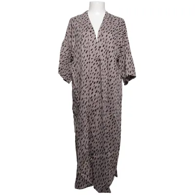 Cardigan (Beige, Sort) fra Papu Lyocell