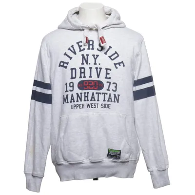 Hoodie (Gray, Blue) from Earthbound Cotton, Polyester