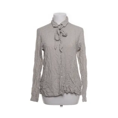 Strikblouse (Beige, Meerkleurig) van The Shirt Factory Viscose