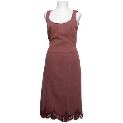 Robe longue (Marron, Rouge) de Rebecca Taylor Acétate, Polyester, Laine
