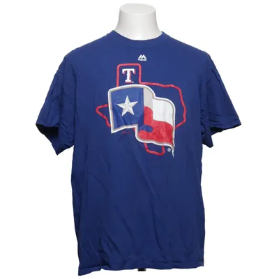 T-shirt (Blue, Multicolored) from Majestic