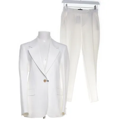 Kostym (Vit) från SAND Copenhagen Acetat, Elastan, Polyester, Viskos