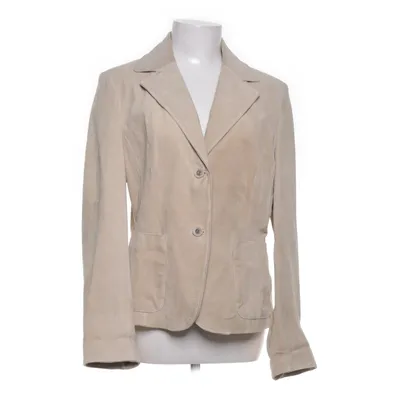 Leren blazer (Beige) van Petroff Leer, Polyester