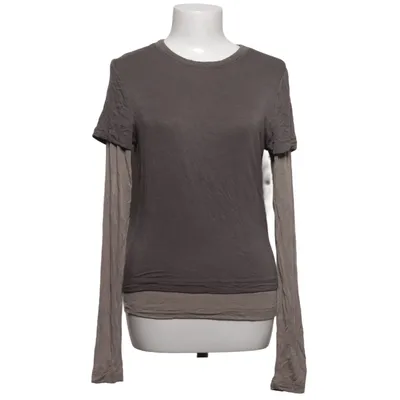 Långärmad t-shirt (Grå, Beige) från Weekday Elastan, Viskos