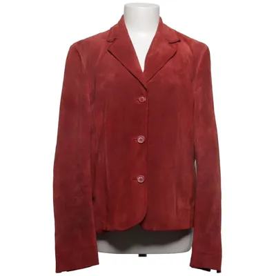 Leather blazer (Red) from Saki