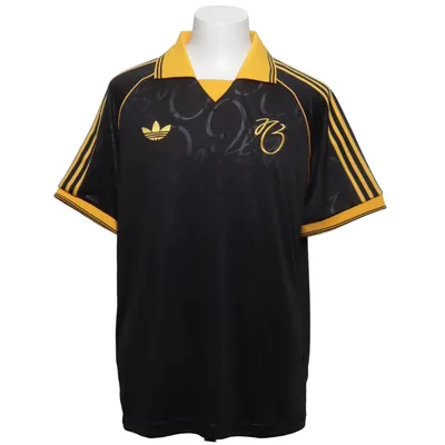 Fotbollströja (Svart, Gul) från Adidas Originals Elastan, Återvunnen polyester