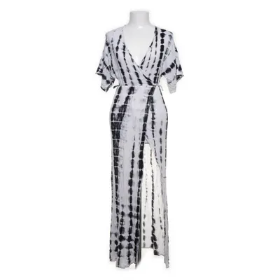 Maxi jurk (Wit, Zwart) van Fashion Nova