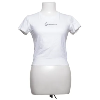 T-shirt (Vit) från Karl Kani Bomull, Elastan