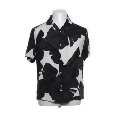 Kortärmad skjorta (Svart, Vit) från H&M Man Viskos