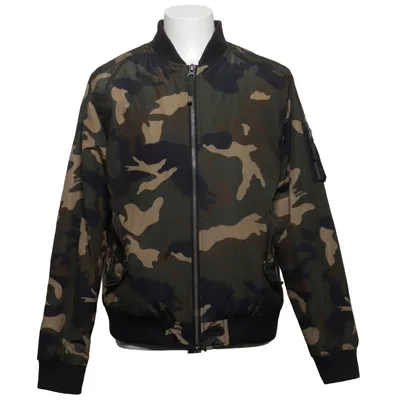 Bomberjakke (Grøn, Flerfarvet) fra Topman Polyester